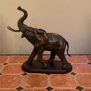 Silvestri Corp Brass Elephant Sculpture 11.5”